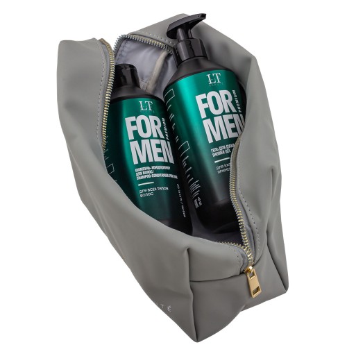 Подарочный набор косметики мужчине: шампунь, гель для душа