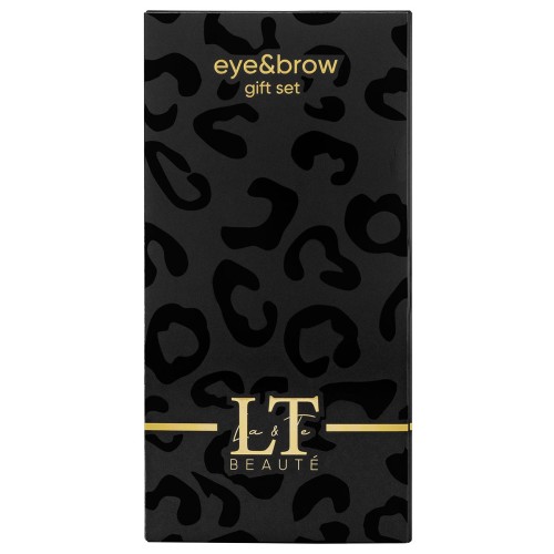 Набор "Эффектный дуэт: тушь для ресниц с эффектом накладных ресниц и гель для бровей"