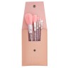 Кисти для макияжа, набор 5пр. розовый