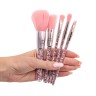 Кисти для макияжа, набор 5пр. розовый