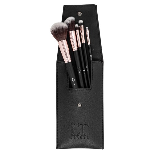 Кисти для макияжа, набор 5пр. черный