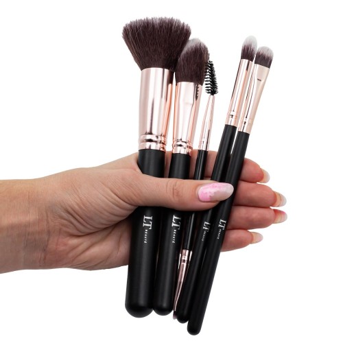 Кисти для макияжа, набор 5пр. черный