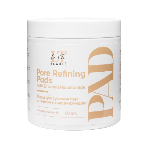 ПЭДЫ для сужения пор с цинком и ниацинамидом / аромат миндаля 60 шт
