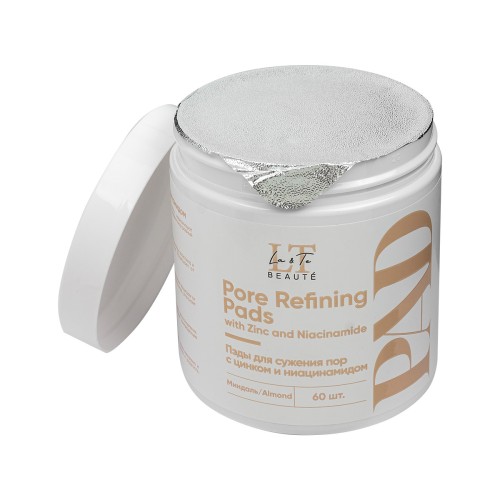 ПЭДЫ для сужения пор с цинком и ниацинамидом / аромат миндаля 60 шт