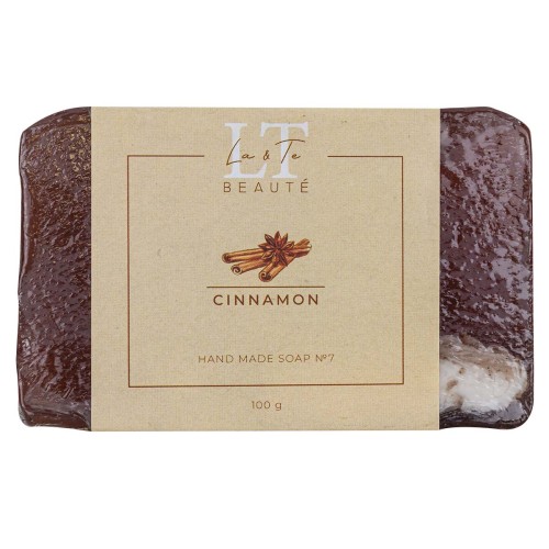 Мыло ручной работы с эфирными маслами КОРИЦА, 100гр