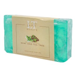 Мыло ручной работы с эфирными маслами МЯТА И ЧАЙНОЕ ДЕРЕВО, 100гр