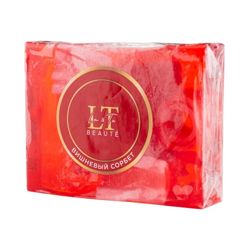 Мыло твердое ручной работы с добавлением эфирных масел "Вишневый сорбет"