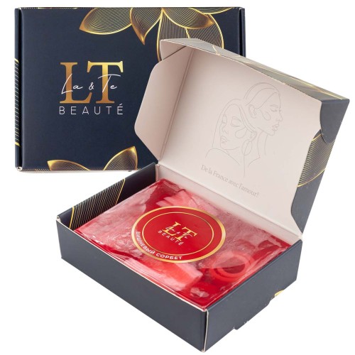 Мыло(+ уп)твердое ручной работы с добавлением эфирных масел "Вишневый сорбет"