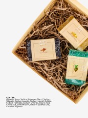 Набор 1( мыло Имбирь и апельсин,Корица.Мята и чайное дерево)