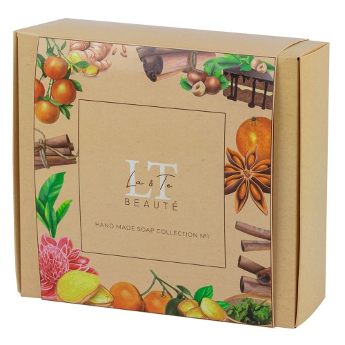 Набор 1( мыло Имбирь и апельсин,Корица.Мята и чайное дерево)