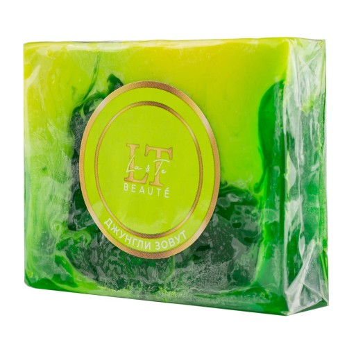 Мыло твердое ручной работы с добавлением эфирных масел "Джунгли зовут"