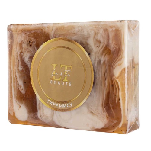 Мыло твердое ручной работы с добавлением эфирных масел "Тирамису"