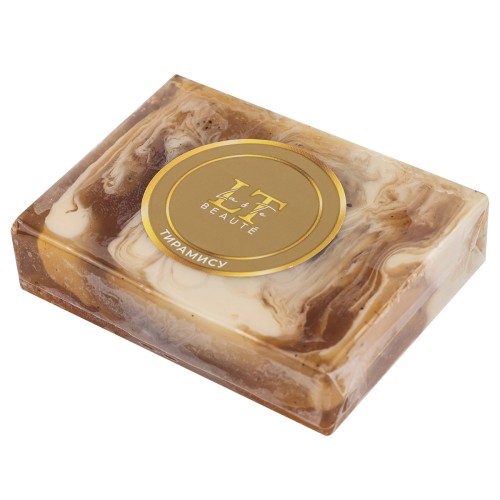 Мыло твердое ручной работы с добавлением эфирных масел "Тирамису"