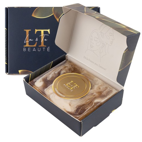 Мыло(+уп) твердое ручной работы с добавлением эфирных масел "Тирамису"