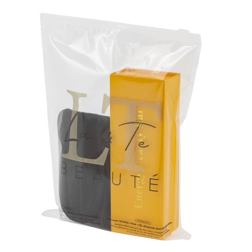 Набор(массажер для кожи вокруг глаз-желтая уп.повязка на голову на липучке.пакет 30*30) LT32