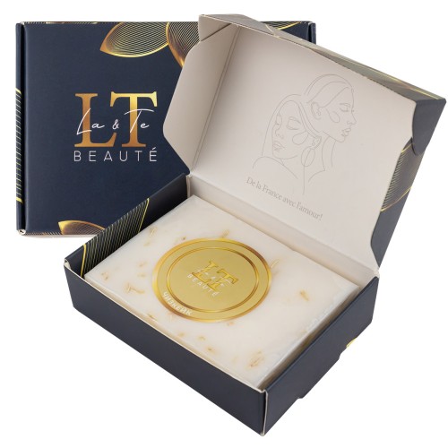 Мыло(+уп) твердое ручной работы с добавлением эфирных масел "Чизкейк"