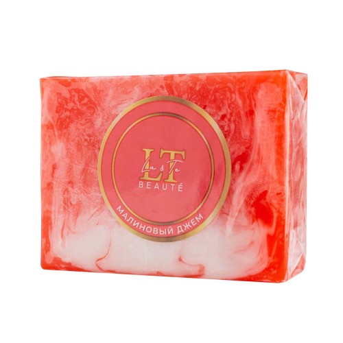 Мыло твердое ручной работы с добавлением эфирных масел "Малиновый джем"