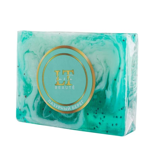 Мыло твердое ручной работы с добавлением эфирных масел "Лазурный берег"