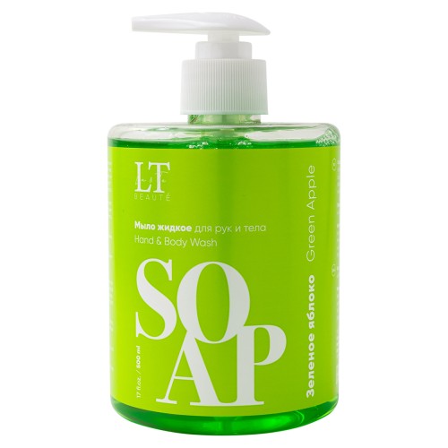 Мыло жидкое для рук и тела "Зеленое яблоко"
