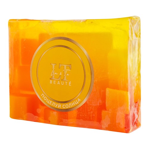 Мыло твердое ручной работы с добавлением эфирных масел "Поцелуй солнца"