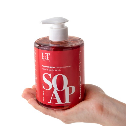 Мыло жидкое для рук и тела "Дерзкая вишня"