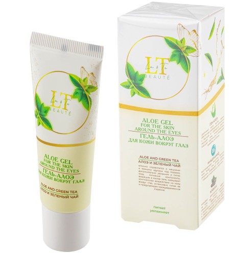 Гель-алоэ для кожи вокруг глаз Алоэ и Зеленый чай, 25 мл