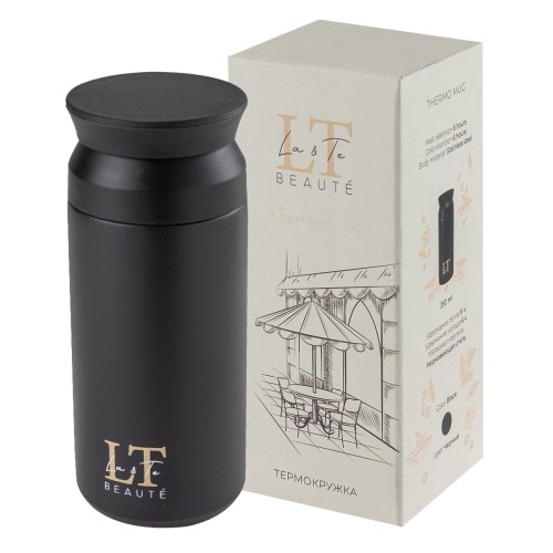 Термокружка, черный 350мл