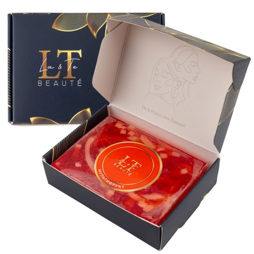 Мыло(+уп) твердое ручной работы с добавлением эфирных масел "Мультифрукт"