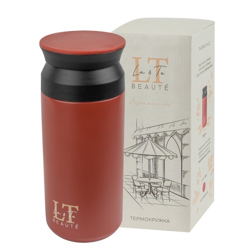 Термокружка, красный 350мл