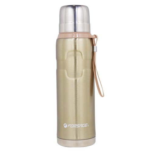 Термос для напитков, золотой 750мл