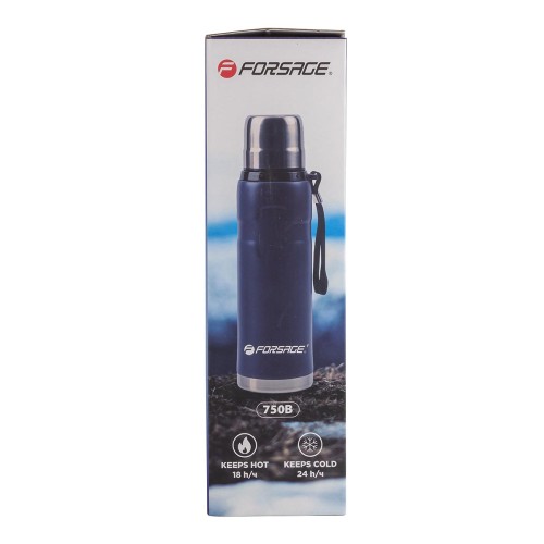 Термос для напитков,синий 750мл