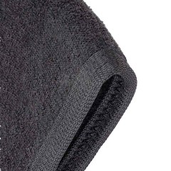 Повязка на голову на липучке (черная)