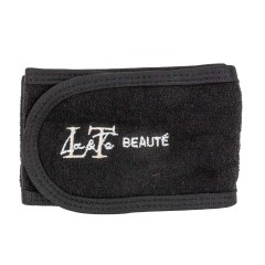 Повязка на голову на липучке (черная)