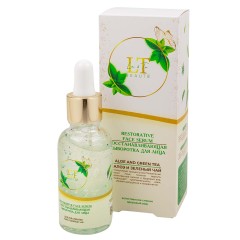 Восстанавливающая сыворотка  для лица  Алоэ и Зеленый чай,30 мл