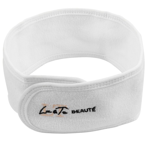 Повязка на голову на липучке (белая)