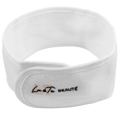 Повязка на голову на липучке (белая)