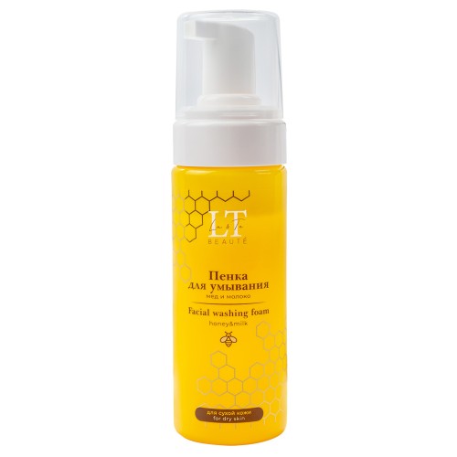 Пенка для умывания мед и молоко для сухой кожи La & Te BEAUTÉ