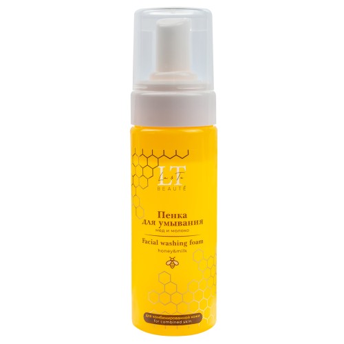 Пенка для умывания мед и молоко для комбинированной кожи La & Te BEAUTÉ