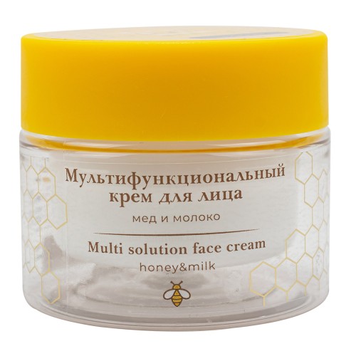Мультифункциональный крем для лица мед и молоко для сухой кожи La & Te BEAUTÉ