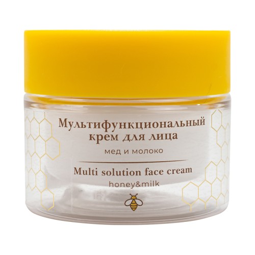 Мультифункциональный крем для лица мед и молоко для жирной кожи La & Te BEAUTÉ