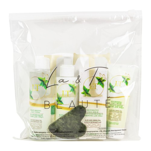Набор косметики для ухода за лицом Алоэ и Зеленый чай, LT42