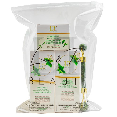 Набор косметики для ухода за лицом Алоэ и Зеленый чай, LT49