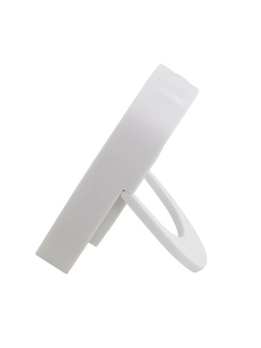 Зеркало настольное квадратное (85*85*18мм, цвет белый) 52870