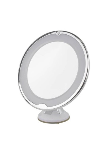 Зеркало настольное круглое (80*80*220мм, цвет белый) 52873