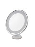 Зеркало настольное круглое (80*80*220мм, цвет белый) 52873