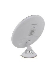 Зеркало настольное круглое (80*80*220мм, цвет белый) 52873