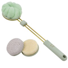 Набор банных принадлежностей по уходу за телом (салатовый)