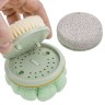Набор банных принадлежностей по уходу за телом (салатовый)