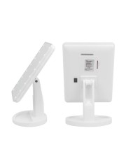 Зеркало настольное прямоугольное (260*170*120мм, цвет белый) 52871