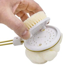 Набор банных принадлежностей по уходу за телом (белый)